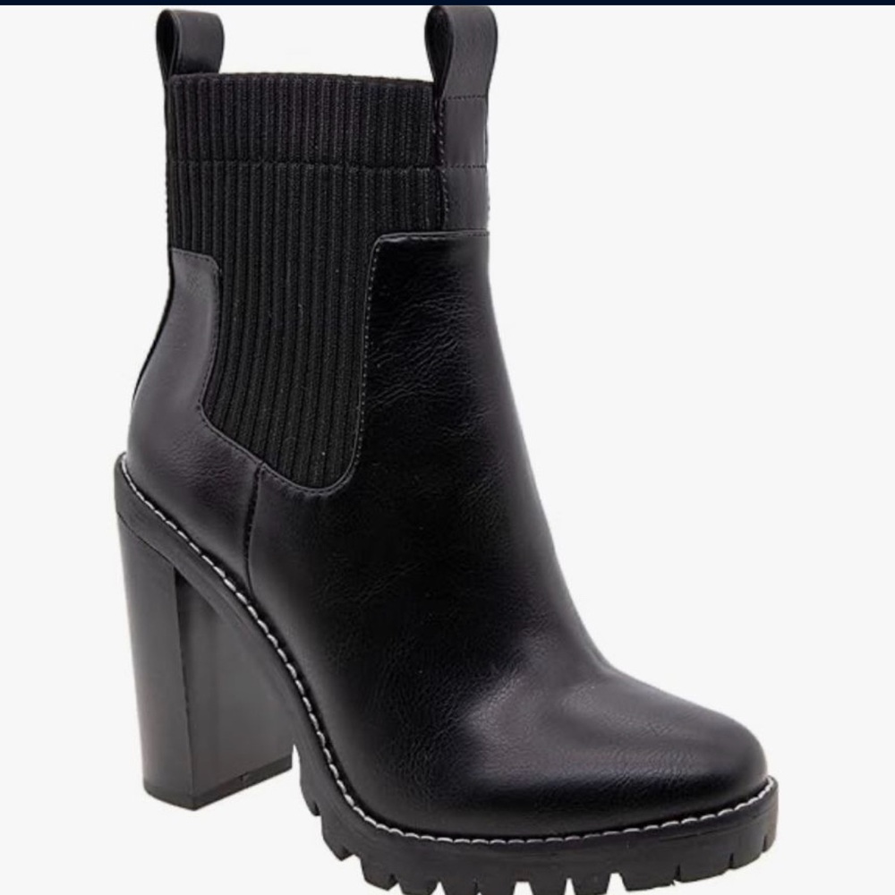 BCBGeneration Black Heeled Ankle Boots